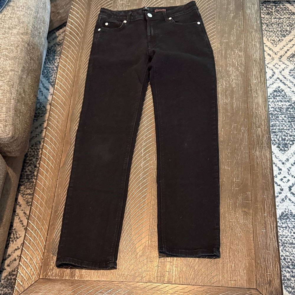 7 For All Mankind Slimmy Black Jeans